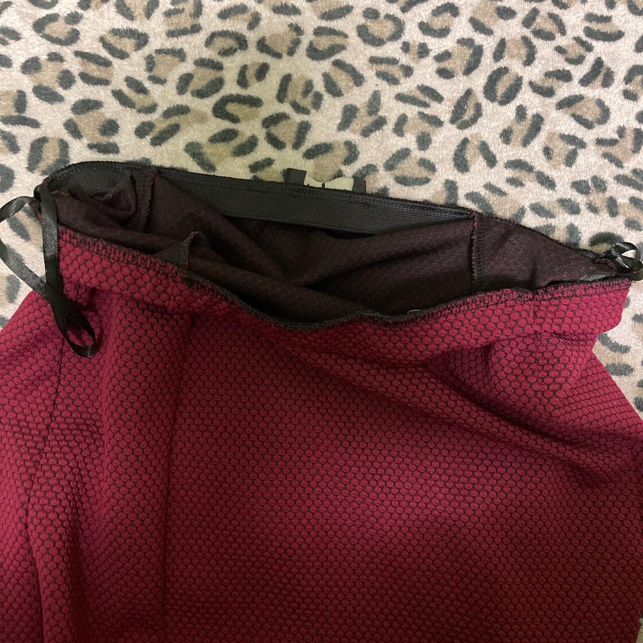 PAPAYA Burgundy A Line Knee Length Skirt Size S/8 eBay