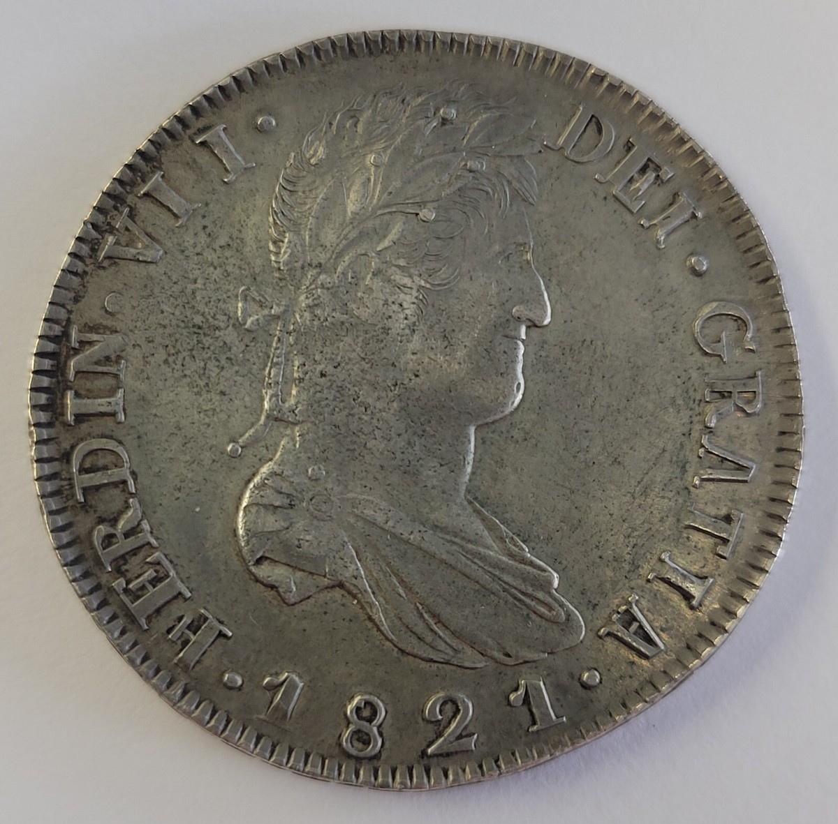 1821 8R R.G. Minted Spanish Silver Coin. Ferdin VII. | eBay
