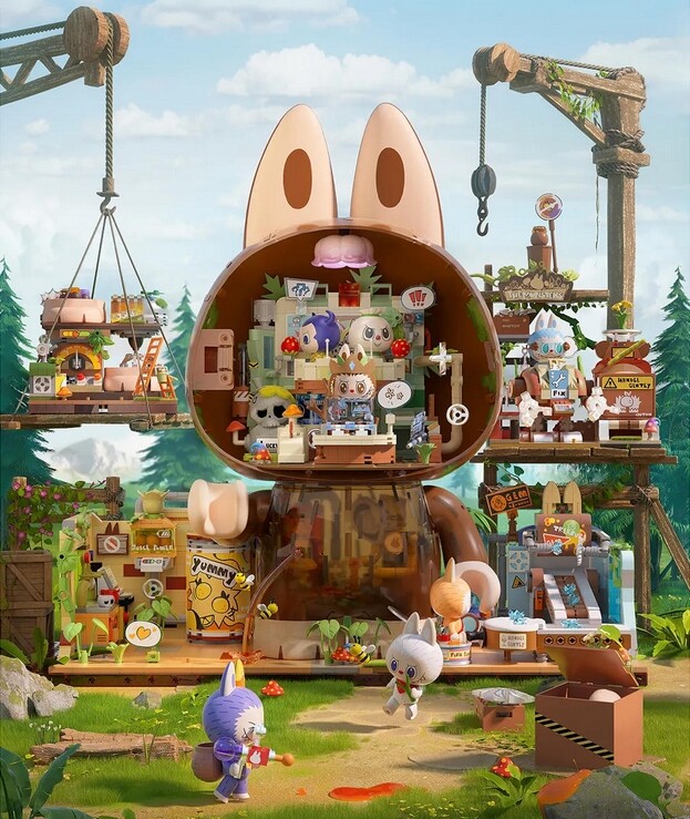 【新品】LABUBU Forest Secret Baseシリーズ2 THE MONSTERS Forest Secret Base Series Blocks Part 2 - POP