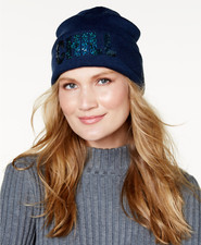 Steve Madden Chill Cuff Beanie in Navy, Retail $24.00