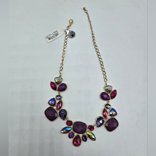 NWT Style & Co Bracelet Earrings Bracelet Set Jewelry Set Pink Purple Rhinestone - Picture 4 of 11