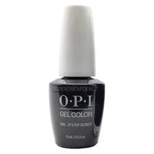 OPI GelColor Soak-Off Gel Polish 0.5 oz GCW61A - Shh... It'S Top Secret! - NEW