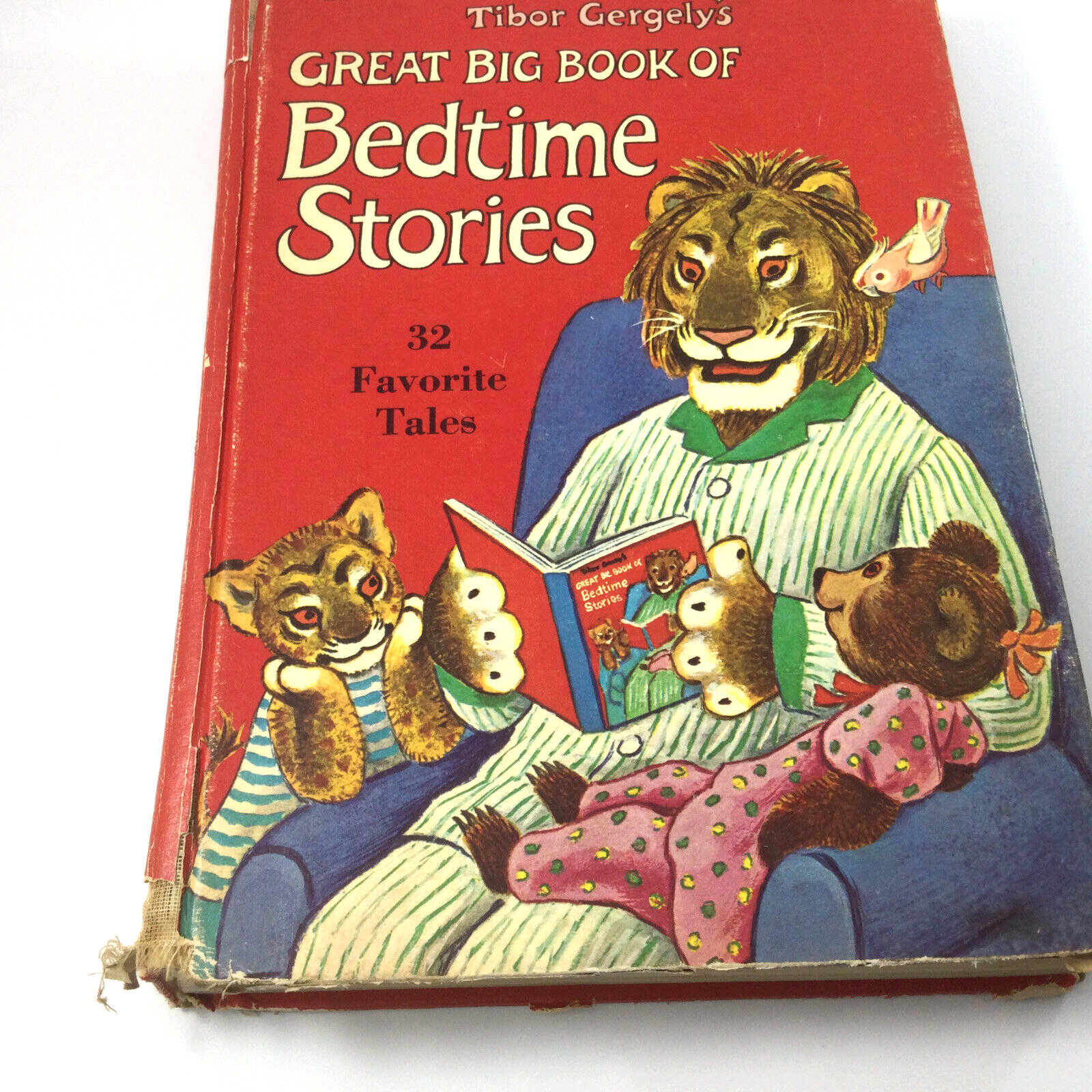 Vintage 1973 Tibor Gergely’s Great Big Book Of Bedtime Stories Golden Books
