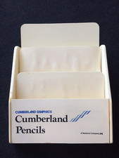 Vintage Cumberland Grafik Cumberland Bleistifte Werbung Theke Vitrine Ständer