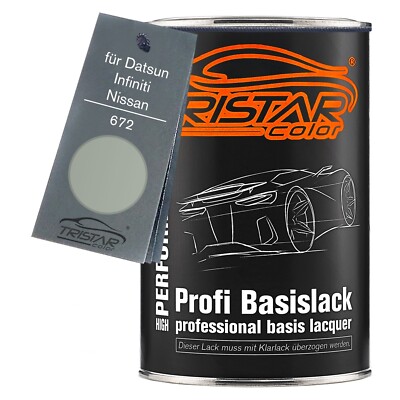 Autolack Dose für Datsun Infiniti Nissan 672 Silver Jade Metallic 1,0L