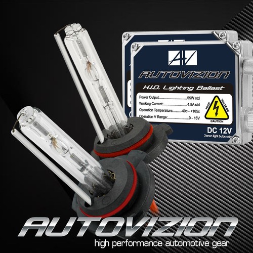 AUTOVIZION AC 55w HID Kit H4 H7 H10 H11 H13 9003 9005 9006 9007 6000K