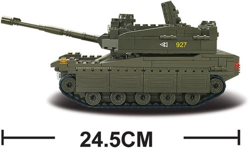 M38-B0305 - Modellino Di Carro Armato Da Costruire, Grande, per Bambini Dai 4 An - Foto 4 di 12