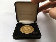 B.R.D.C.DIAMOND JUBILEE 1927-1987 6th NOVEMBER 1987 DINNER&DANCE MEDAL &ORIG BOX