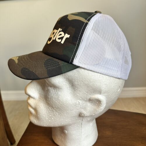 Gorra de camionero ajustable con logotipo de Wrangler camuflaje malla OSFM - Imagen 2 de 5