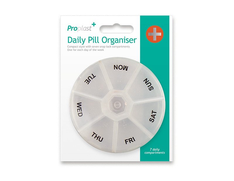 7 Day Pill Box week daily medicine storage tablet dispenser organiser