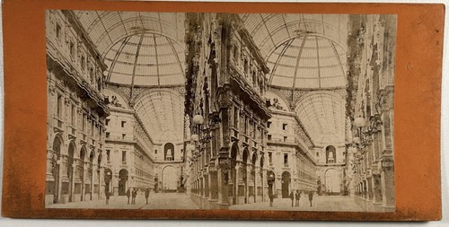 Tirage Albuminé Vintage - Turin, Piazza Vittorio Emanuele, Italie (circa 1880)