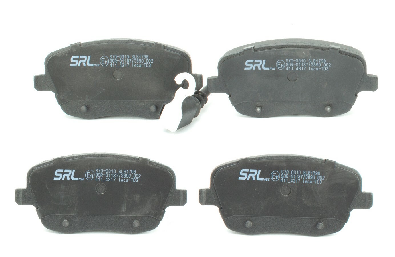 Plaquettes de frein Seat Ibiza et Cordoba - Garnitures de freinage pour essieu avant