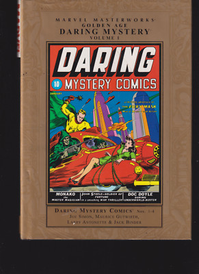 Golden Age Timely Daring Comics Vol 1 Marvel Masterworks Marvel Comics Hardcover