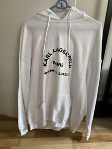 paris white hoodie