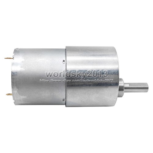 DC12V 24V A58SW555S High Torque Metal Turbo Worm Gearbox Reduction Gear DC Motor - Foto 5