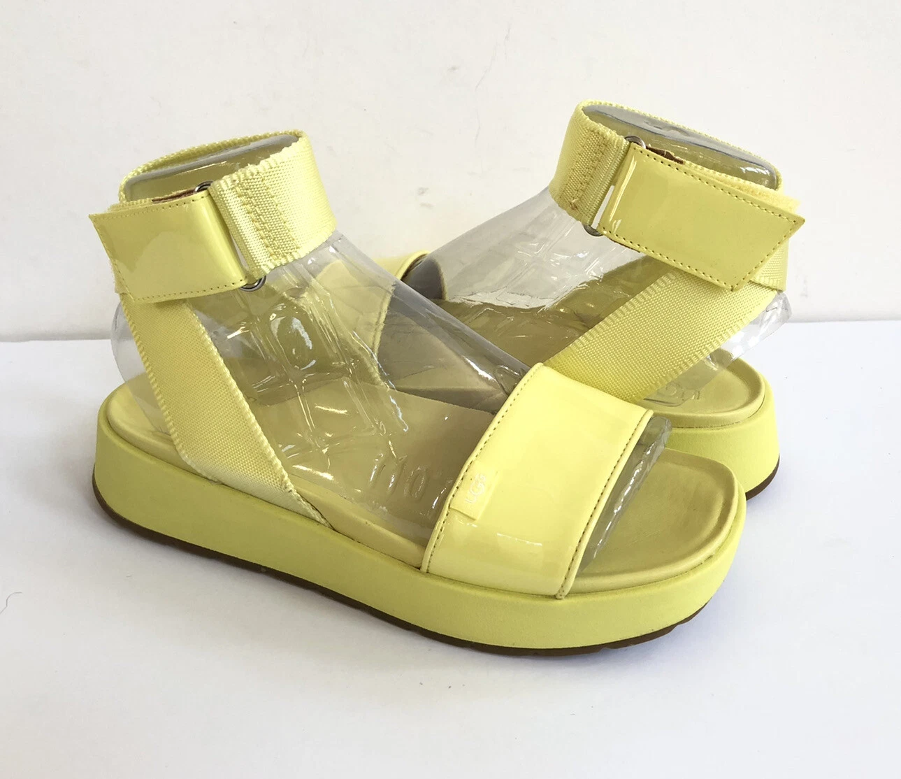 SANDALO UGG LENNOX MARGARITA VERNICE CINTURINO ALLA CAVIGLIA US 5 5 EU 36 5 UK 3 5