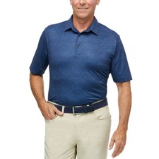 NWT Men  s XXXLARGE Greg Norman ML75 Navy Blue Play Dry Golf Polo Shirt 3XL 