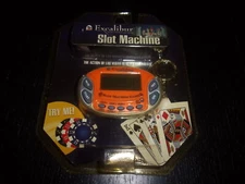 Excalibur SLOT MACHINE CASINO KEYCHAIN GAMES
