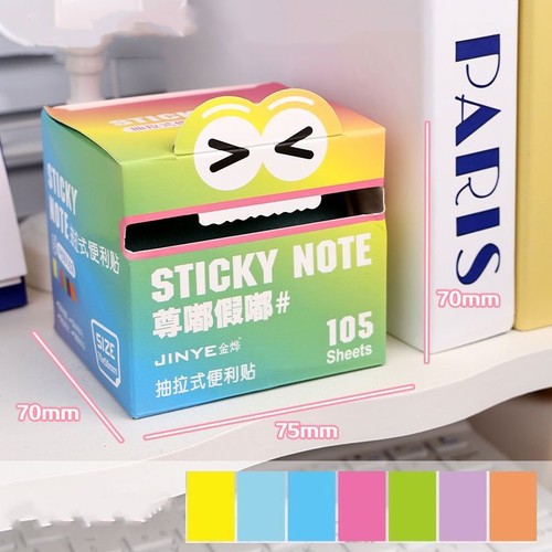 Cute Monster Pattern Sticky Note, Funny Pastel Animal Post It Notes - Picture 14 of 17