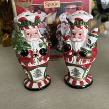Spode Nutcracker Peppermint Salt And Pepper Shakers New In Box