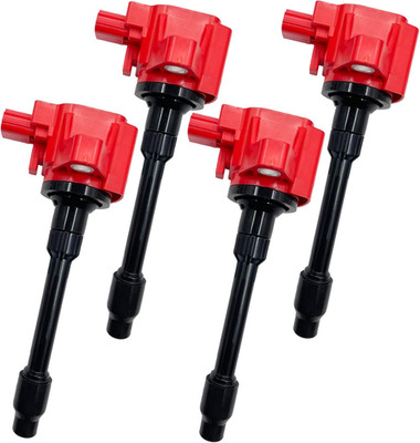 IGNITION COIL SET of 4 for HONDA ACURA ACCORD CIVIC CLARITY CR-V INSIGHT ACURA R