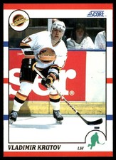 Vladimir Krutov 1990-91 Score #273 Canucks NHL READ FREE SHIPPING AutographDen
