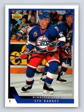 1993-94 Upper Deck - Stu Barnes #94 Winnipeg Jets Hockey Card