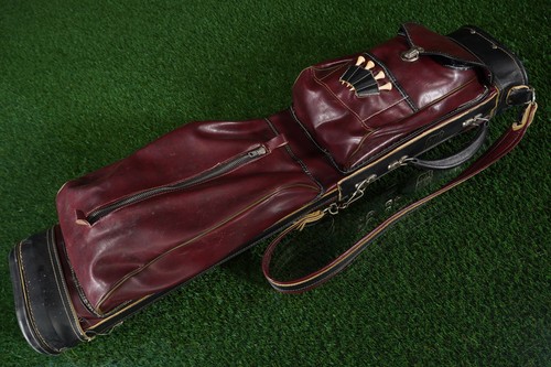 Vintage All Star Sports Burgundy Sunday / Carry Bag 5-Way Lightweight ~ Wow!!
