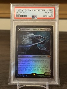 Sephiroth Fabled Soldier Psa 10 | eBay