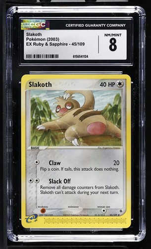 Slakoth graded CGC 8 for sale on eBay