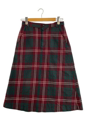 COMME des GARCONS COMME des GARCONS Skirt SS Wool RED Check W9S003