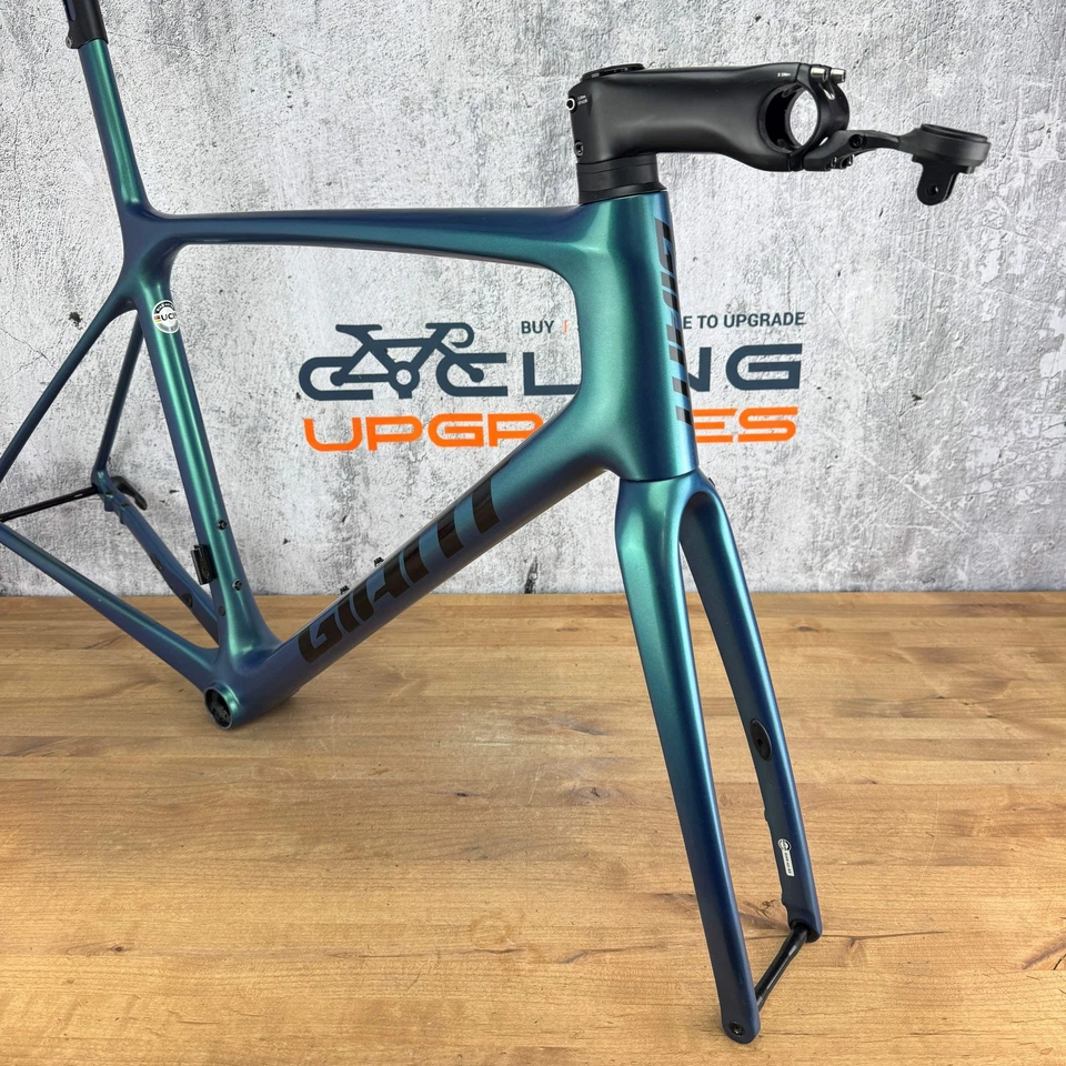 2021 Giant TCR Advanced SL M/L Carbon Scheibenbremse ISP Chrysokoll Rahmenset 700c - Bild 3 von 4