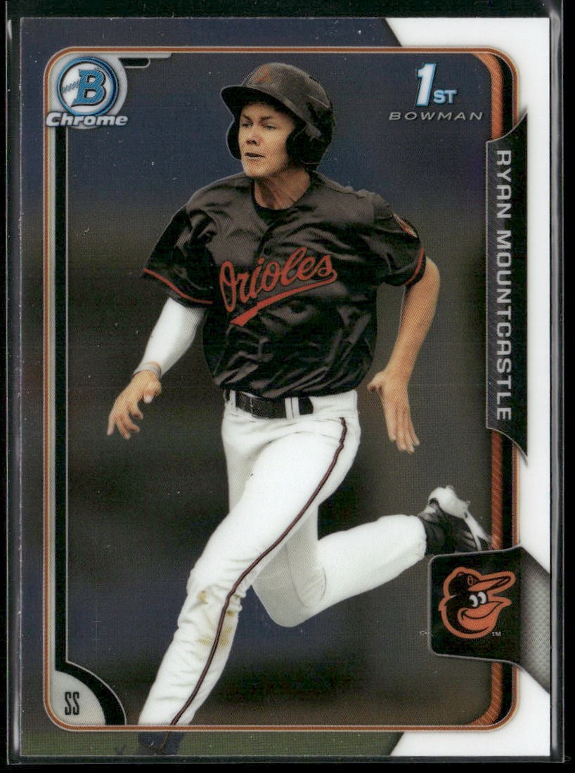 2015 Bowman Draft #80 Ryan Mountcastle Chrome Baltimore Orioles