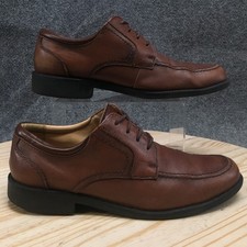 Chaps Shoes Mens 8 M Brown Leather Oxford Dress Lace Up Comfort Classic 96-26852