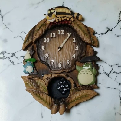 My Neighbor Totoro Rhythm 4MJ837MN06 Wall Clock Studio Ghibli Pendulum Japan - Image 1 of 4