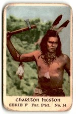 1957 Dutch Gum Serie F (with Studio) #14 Charlton Heston