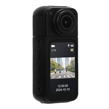 Wearable 2.7K Thumb Camera With Magnetic Lanyard And A 1.47-inch Screen For