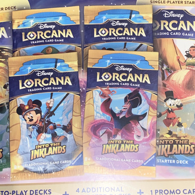 DISNEY LORCANA TCG INTO THE INKLANDS BUNDLE BOX NEW SEALED INCLUDES  PROMO | eBay