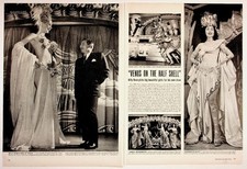 Billy Rose Diamond Horseshoe Showgirls Vintage Magazine Article 1940s