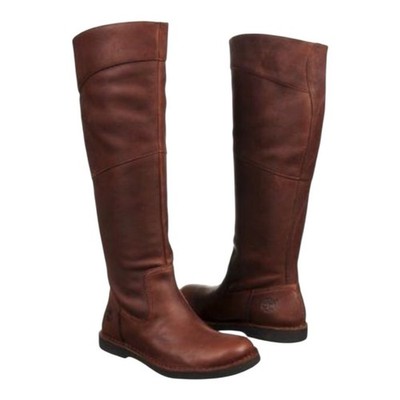 Timberland Earthkeepers Cabot Tall Leather Riding Boots Brown 6.5