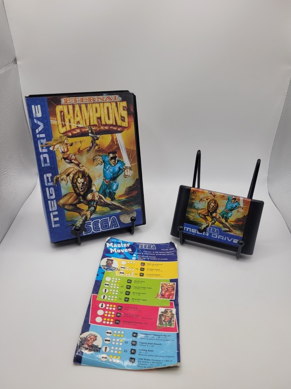Eternal Champions Sega Mega Drive Game Boxed - No Manual - Moves List Included
