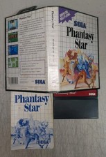 Phantasy Star (Sega Master System) Complete Game with Manual (No Poster) TESTED