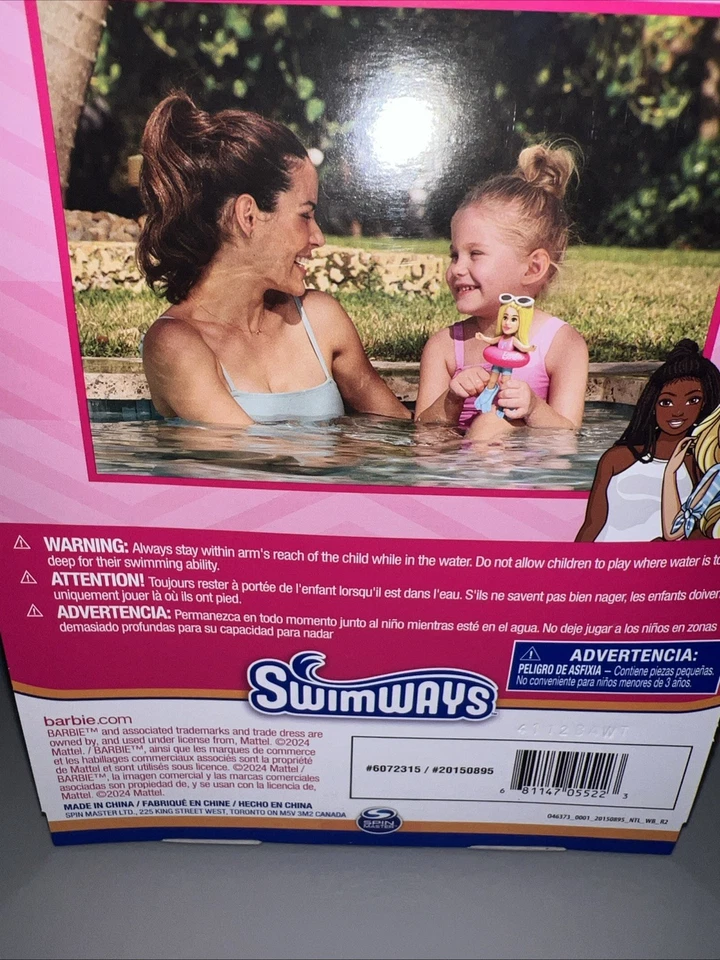 Bonecos flutuantes da Barbie Swimways Mattel - Imagem 4 de 4