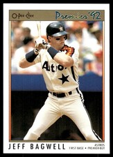 Jeff Bagwell 1992 O-Pee-Chee Premier #107 Astros MLB READ FREE SHIP AutographDen
