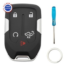 Key Fob Cover Case Shell for Chevy Silverado GMC Sierra 2019-2022 Smart 2021