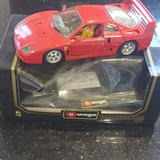 Burago 1987 Ferrari F40 - Red - Diecast - 1:18 Scale Model Car 3032