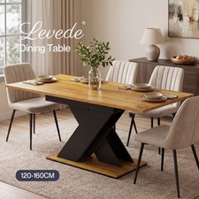 Levede Extendable Dining Table Modern Extending Kitchen Dining Table 120-160cm