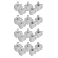  20 Pcs Glass Laminated Fixing Sleeve Shelf Support Clamp Shower Clips Bracket