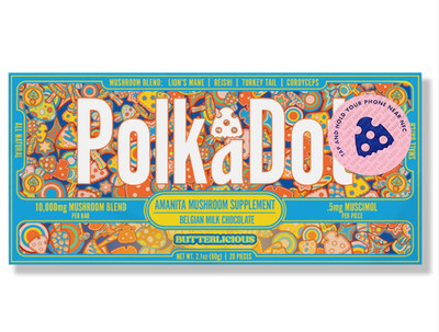 Authentic PolkaDot Magical Mushroom Belgian Milk - Butterlicious