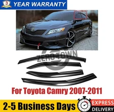 4x For Toyota Camry 2007-2011 Window Visor Vent Shade Sun Rain Deflector Guards*